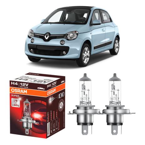 Par lampadas Osram Super 30 + luz Renault Twingo todos Menor preço em Par lampadas Osram Super 30 + luz Renault Twingo todos