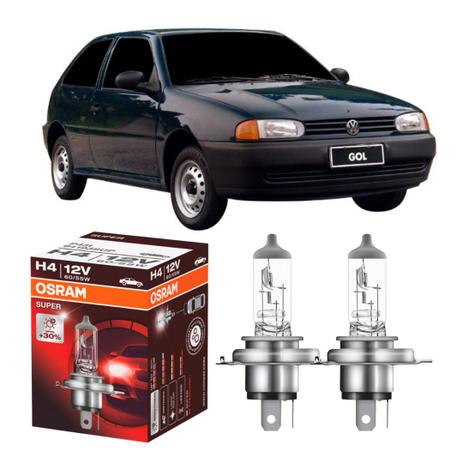 Par lampadas Osram Super 30 + luz Volkswagen Gol G2 95-03 Menor preço em Par lampadas Osram Super 30 + luz Volkswagen Gol G2 95-03