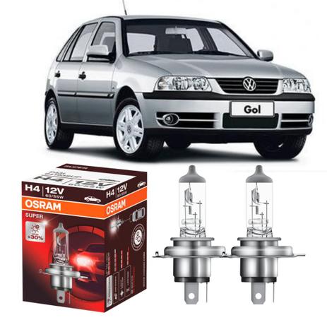 Par lampadas Osram Super 30 + luz Volkswagen Gol G3 Farol Simples 00-05 Menor preço em Par lampadas Osram Super 30 + luz Volkswagen Gol G3 Farol Simples 00-05