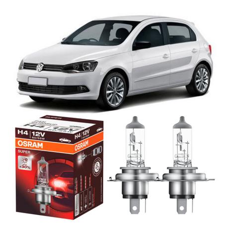 Par lampadas Osram Super 30 + luz Volkswagen Gol G6 Farol Simples 13 Menor preço em Par lampadas Osram Super 30 + luz Volkswagen Gol G6 Farol Simples 13