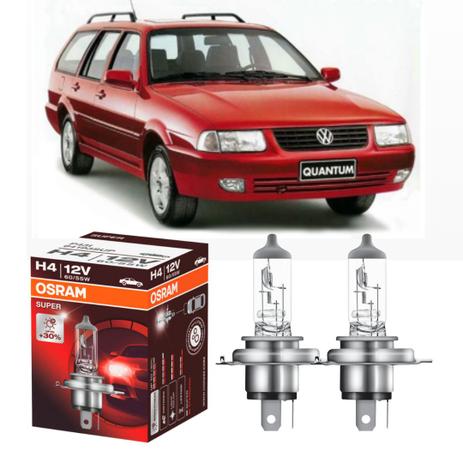 Par lampadas Osram Super 30 + luz Volkswagen Quantum todos é boa?