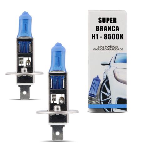 Par Lâmpadas Super Branca H1 8500K 55W 12V Efeito Xênon Aplicação Farol Carro e Moto - Prime é boa?