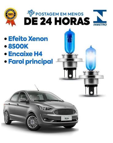Par Lampadas Super Brancas Farol Ford Ka 2015 2016 2017 2018 8500k H4 - Tiger Menor preço em Par Lampadas Super Brancas Farol Ford Ka 2015 2016 2017 2018 8500k H4 - Tiger