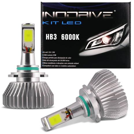 Par Lâmpadas Super LED 2D HB3 9005 6000K 12V 32W 4400LM Super Branca Aplicação Farol Carro e Moto - Prime Menor preço em Par Lâmpadas Super LED 2D HB3 9005 6000K 12V 32W 4400LM Super Branca Aplicação Farol Carro e Moto - Prime