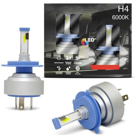 Par Lâmpadas Super LED 2D New Headlight Truck H4 6000K 24V e 36V 35W 6400LM Efeito Xênon Caminhão - Shocklight Menor preço em Par Lâmpadas Super LED 2D New Headlight Truck H4 6000K 24V e 36V 35W 6400LM Efeito Xênon Caminhão - Shocklight