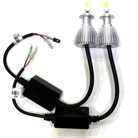 Par Lampadas Super Led Xenon H3 6000 k 4400 Lumens - Gc Menor preço em Par Lampadas Super Led Xenon H3 6000 k 4400 Lumens - Gc