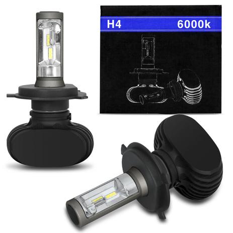 Par Lâmpadas Ultra LED H4 6000K 9V a 32V 36W Efeito Xênon Aplicação Farol com Canbus - Kr Menor preço em Par Lâmpadas Ultra LED H4 6000K 9V a 32V 36W Efeito Xênon Aplicação Farol com Canbus - Kr