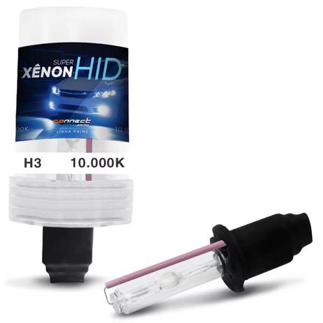Par Lâmpadas Xênon Reposição H3 10000K 35W 12V Tonalidade Azul Violeta Aplicação Farol - Prime Menor preço em Par Lâmpadas Xênon Reposição H3 10000K 35W 12V Tonalidade Azul Violeta Aplicação Farol - Prime