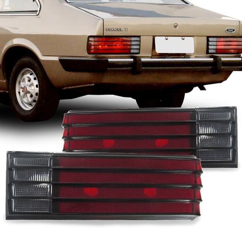 Par Lanterna Corcel 1978 1979 1980 1981 1982 1983 A 1984 Traseira Rubi Com Friso e Pisca Cristal - Ford Menor preço em Par Lanterna Corcel 1978 1979 1980 1981 1982 1983 A 1984 Traseira Rubi Com Friso e Pisca Cristal - Ford