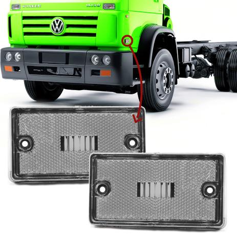Par Lanterna Costellation Worker Delimitadora Dianteira Volkswagen VW Cristal - Pradolux Menor preço em Par Lanterna Costellation Worker Delimitadora Dianteira Volkswagen VW Cristal - Pradolux
