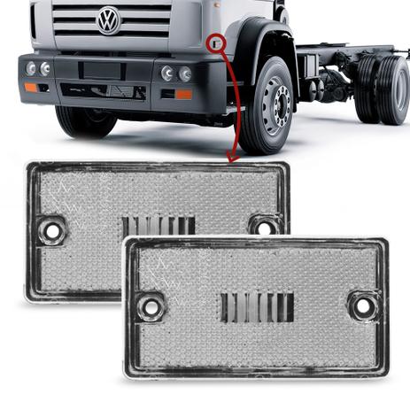 Par Lanterna Delivery Volkswagen VW Delimitadora Lateral Cristal - Pradolux Menor preço em Par Lanterna Delivery Volkswagen VW Delimitadora Lateral Cristal - Pradolux