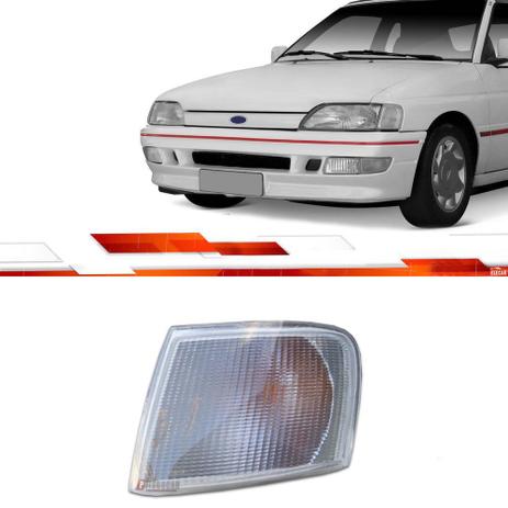 PAR LANTERNA DIANTEIRA CRISTAL COM CÚPULA ESCORT Até 1996 - Ht Menor preço em PAR LANTERNA DIANTEIRA CRISTAL COM CÚPULA ESCORT Até 1996 - Ht