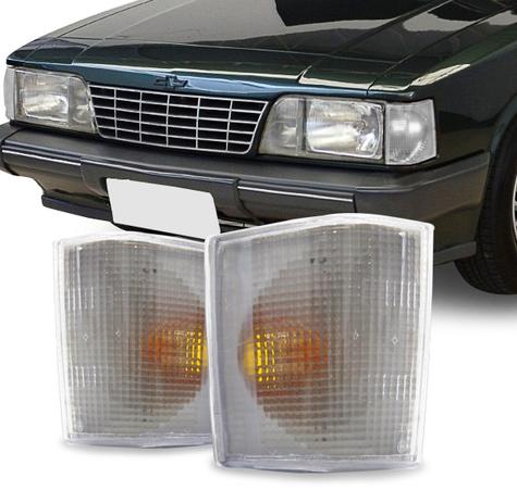 Par Lanterna Dianteira Opala 1988 A 1992 Cristal Pisca - Jcv Menor preço em Par Lanterna Dianteira Opala 1988 A 1992 Cristal Pisca - Jcv
