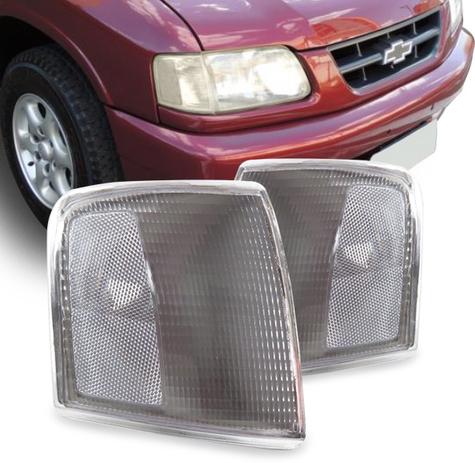 Par Lanterna Dianteira S10 Blazer 1995 A 2000 Cristal Pisca - Jcv Menor preço em Par Lanterna Dianteira S10 Blazer 1995 A 2000 Cristal Pisca - Jcv