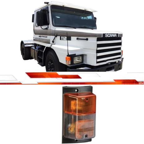 Par lanterna dianteira scania 112 113 cristal - Sinalsul Menor preço em Par lanterna dianteira scania 112 113 cristal - Sinalsul