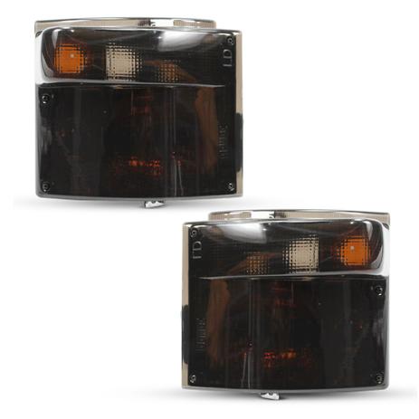 Par Lanterna Dianteira Scania S4 S5 R114 R124 Seta Fume Pisca - Gauer Menor preço em Par Lanterna Dianteira Scania S4 S5 R114 R124 Seta Fume Pisca - Gauer