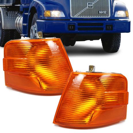 Par Lanterna Dianteira Volvo NH12 Seta Ambar Pisca - Pradolux Menor preço em Par Lanterna Dianteira Volvo NH12 Seta Ambar Pisca - Pradolux