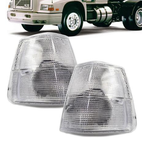 Par Lanterna Dianteira Volvo NL10 NL12 Seta Cristal Pisca - Pradolux Menor preço em Par Lanterna Dianteira Volvo NL10 NL12 Seta Cristal Pisca - Pradolux