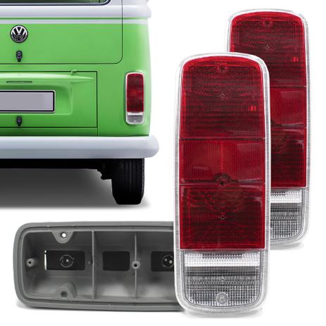 Par Lanterna Kombi Clipper 1976 a 2010 2011 2012 2013 2014 Traseira Rubi Com Soquete - Indicar Menor preço em Par Lanterna Kombi Clipper 1976 a 2010 2011 2012 2013 2014 Traseira Rubi Com Soquete - Indicar