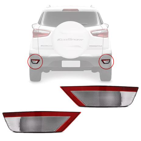 Par Lanterna Refletor Parachoque Ecosport 2013 2014 2015 2016 Com Luz de Ré - Fitan Menor preço em Par Lanterna Refletor Parachoque Ecosport 2013 2014 2015 2016 Com Luz de Ré - Fitan