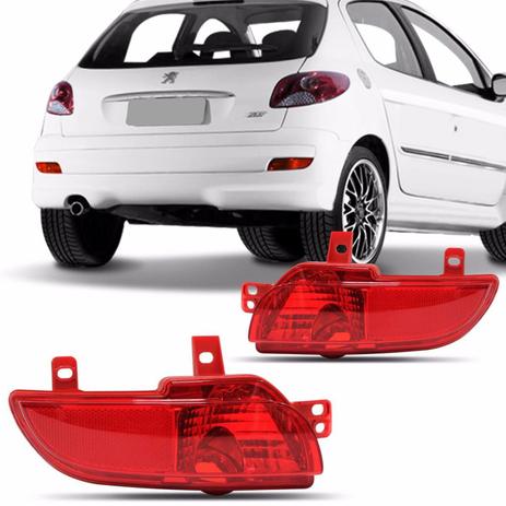 Par Lanterna Traseira Anti Neblina Peugeot 207 2008 2009 2010 2011 2012 2013 Vermelha - Kit Prime Menor preço em Par Lanterna Traseira Anti Neblina Peugeot 207 2008 2009 2010 2011 2012 2013 Vermelha - Kit Prime