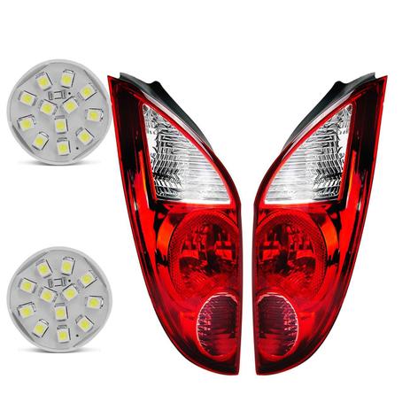 Par Lanterna Traseira Celta 2006 a 2015 Bicolor Ré Rosa + Par Lâmpadas Ré Super Branca 12 LEDs - Prime Menor preço em Par Lanterna Traseira Celta 2006 a 2015 Bicolor Ré Rosa + Par Lâmpadas Ré Super Branca 12 LEDs - Prime