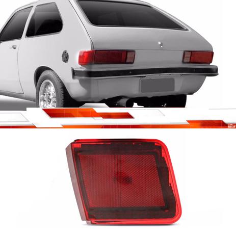 Menor preço em PAR LANTERNA TRASEIRA CHEVETTE HATCH 1980 Até 1982  VERMELHO CANTO - Jcv