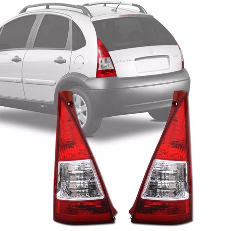 Par Lanterna Traseira Citroen C3 2006 2007 2008 2009 2010 2011 2012 - Fitan Menor preço em Par Lanterna Traseira Citroen C3 2006 2007 2008 2009 2010 2011 2012 - Fitan