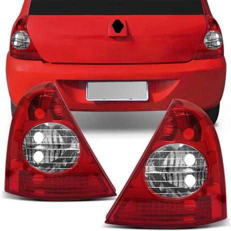 Par Lanterna Traseira Clio Hatch 2003 2004 2005 2006 2007 2008 2009 2010 2011 Bicolor - Cofran Lanternas Menor preço em Par Lanterna Traseira Clio Hatch 2003 2004 2005 2006 2007 2008 2009 2010 2011 Bicolor - Cofran Lanternas