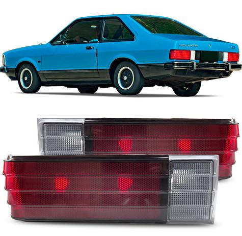Par Lanterna Traseira Corcel 2 Sem Friso Preto 1978 A 1984 Rubi - Jcv Menor preço em Par Lanterna Traseira Corcel 2 Sem Friso Preto 1978 A 1984 Rubi - Jcv