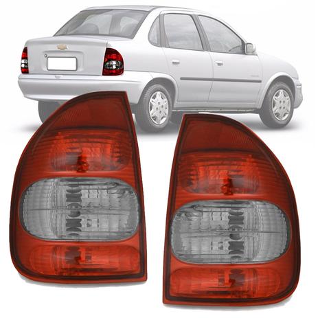 Par Lanterna Traseira Corsa Classic 2000 2001 2002 2003 2004 2005 2006 2007 2008 2009 2010 - Ht Menor preço em Par Lanterna Traseira Corsa Classic 2000 2001 2002 2003 2004 2005 2006 2007 2008 2009 2010 - Ht