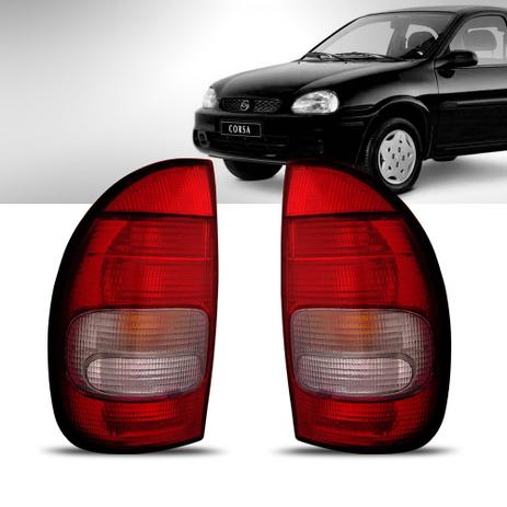 Par Lanterna Traseira Corsa Hatch 4 Portas 1996 97 98 99 Fumê - Cofran Menor preço em Par Lanterna Traseira Corsa Hatch 4 Portas 1996 97 98 99 Fumê - Cofran