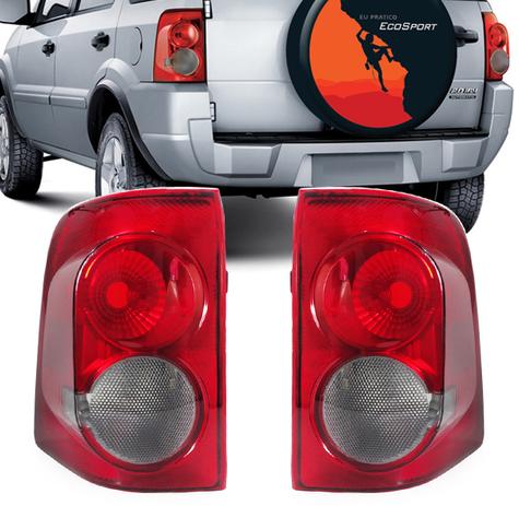 Par Lanterna Traseira Ecosport 08 09 10 11 12 Fume - Jcv Menor preço em Par Lanterna Traseira Ecosport 08 09 10 11 12 Fume - Jcv