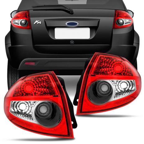 Par Lanterna Traseira Ford Ka 2008 2009 2010 2011 2012 Bicolor - Kit Prime Menor preço em Par Lanterna Traseira Ford Ka 2008 2009 2010 2011 2012 Bicolor - Kit Prime