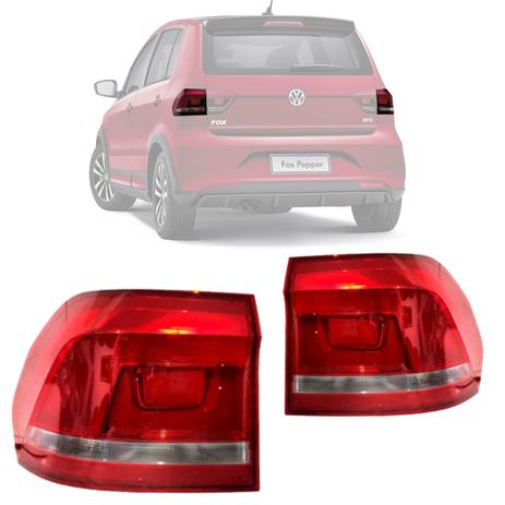 Par Lanterna Traseira Fox 2016 2017 Canto Fumê Original (Arteb) Menor preço em Par Lanterna Traseira Fox 2016 2017 Canto Fumê Original (Arteb)