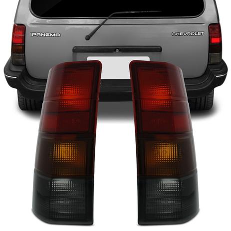 Par Lanterna Traseira Ipanema 1989 1990 1991 1992 1993 1994 1995 1996 1997 1998 Tricolor Fumê - Prime é boa?