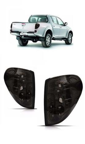 Par Lanterna Traseira L200 Triton 2007 a 2015 Fume - Mitsubishi Menor preço em Par Lanterna Traseira L200 Triton 2007 a 2015 Fume - Mitsubishi