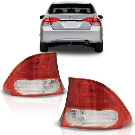 Par lanterna traseira new civic 2007 2008 2009 2010 2011 - Automotive imports Menor preço em Par lanterna traseira new civic 2007 2008 2009 2010 2011 - Automotive imports