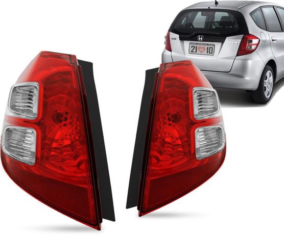 Par Lanterna Traseira New Fit 09 A 14 RÉ Cristal Le Ld - HT Menor preço em Par Lanterna Traseira New Fit 09 A 14 RÉ Cristal Le Ld - HT