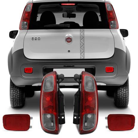 Par Lanterna Traseira Novo Uno 2010 2011 2012 2013 2014 2015 + Para Lanterna Para-Choque Refletor - Kit Prime Menor preço em Par Lanterna Traseira Novo Uno 2010 2011 2012 2013 2014 2015 + Para Lanterna Para-Choque Refletor - Kit Prime