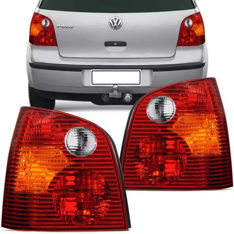 Par Lanterna Traseira Polo Hatch 2003 2004 2005 2006 Tricolor - Prime Menor preço em Par Lanterna Traseira Polo Hatch 2003 2004 2005 2006 Tricolor - Prime