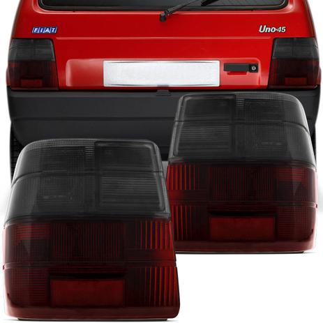 Par Lanterna Traseira Uno Mille 1984 a 2004 Bicolor Rubi Fumê - Kit Prime Menor preço em Par Lanterna Traseira Uno Mille 1984 a 2004 Bicolor Rubi Fumê - Kit Prime