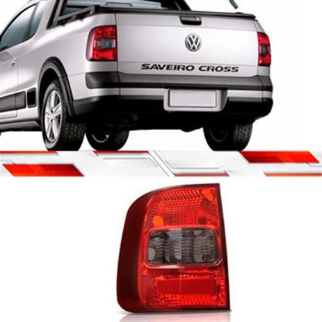PAR LANTERNA TRASEIRA VERMELHA COM RÉ FUMÊ SAVEIRO G5 2009 Até 2013 - Ht Menor preço em PAR LANTERNA TRASEIRA VERMELHA COM RÉ FUMÊ SAVEIRO G5 2009 Até 2013 - Ht