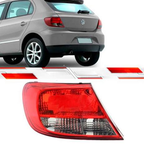 PAR LANTERNA TRASEIRA VERMELHO E FUMÊ GOL G5 2008 Até 2012 - Ht Menor preço em PAR LANTERNA TRASEIRA VERMELHO E FUMÊ GOL G5 2008 Até 2012 - Ht