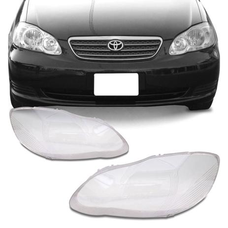 Par Lente Farol Corolla 2003 a 2008 Fielder 2003 a 2008 Transparente - Prime Menor preço em Par Lente Farol Corolla 2003 a 2008 Fielder 2003 a 2008 Transparente - Prime
