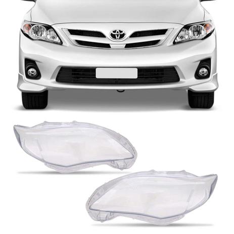 Par Lente Farol Corolla 2012 2013 2014 Transparente - Kit Prime Menor preço em Par Lente Farol Corolla 2012 2013 2014 Transparente - Kit Prime