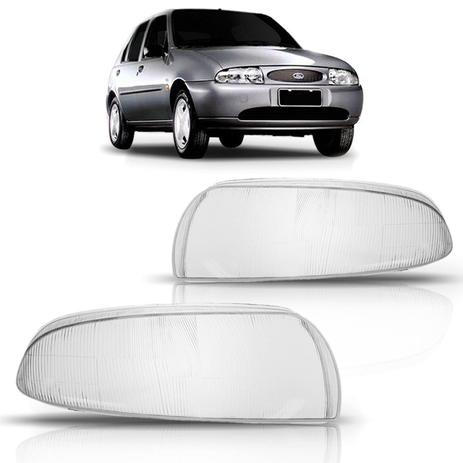 Par Lente Farol Dianteiro Ford Fiesta 1996 1997 1998 - Sp acessórios Menor preço em Par Lente Farol Dianteiro Ford Fiesta 1996 1997 1998 - Sp acessórios