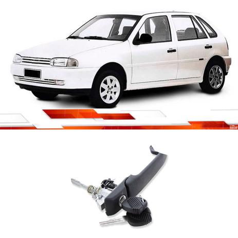 Par maçaneta externa dianteira gol parati 4p saveiro com chave - Universal automotive Menor preço em Par maçaneta externa dianteira gol parati 4p saveiro com chave - Universal automotive