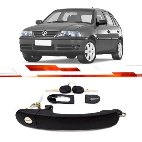 Par maçaneta externa dianteira gol parati saveiro g3 maxion modelo preta com chave - Universal automotive Menor preço em Par maçaneta externa dianteira gol parati saveiro g3 maxion modelo preta com chave - Universal automotive