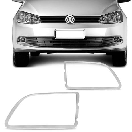 Par Moldura Cromada Farol de Milha Gol Voyage G6 2013 a 2016 Fácil Instalação - Flash Menor preço em Par Moldura Cromada Farol de Milha Gol Voyage G6 2013 a 2016 Fácil Instalação - Flash